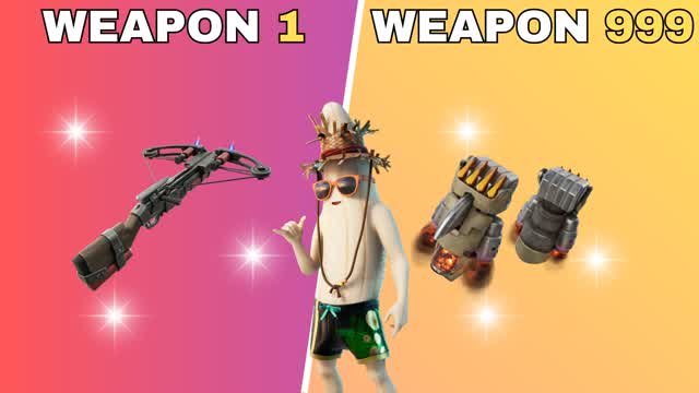 SUMMER ONE SHOT GUN GAME — Fortnite Creative map cover art