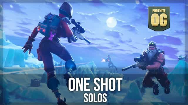 OG One Shot Tilted Tower — Fortnite Creative map cover art