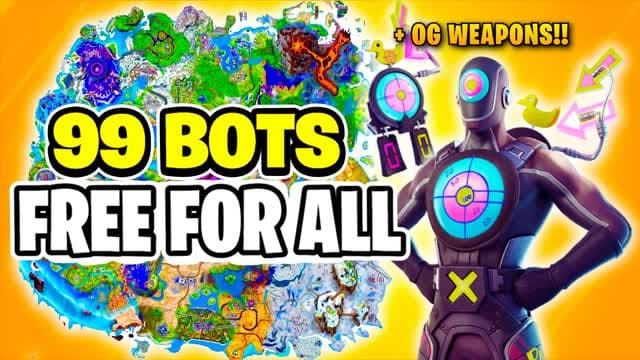 OG FREE FOR ALL WAR 💥 3443 6477 0526 — Fortnite Creative map