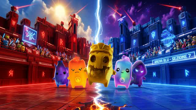 ROUGE VS BLEU 🔴🔵 SPRITZ — Fortnite Creative map cover art