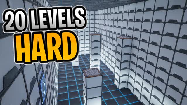 Hard Og Deathrun 20 Levels [Parkour] — Fortnite Creative map cover art