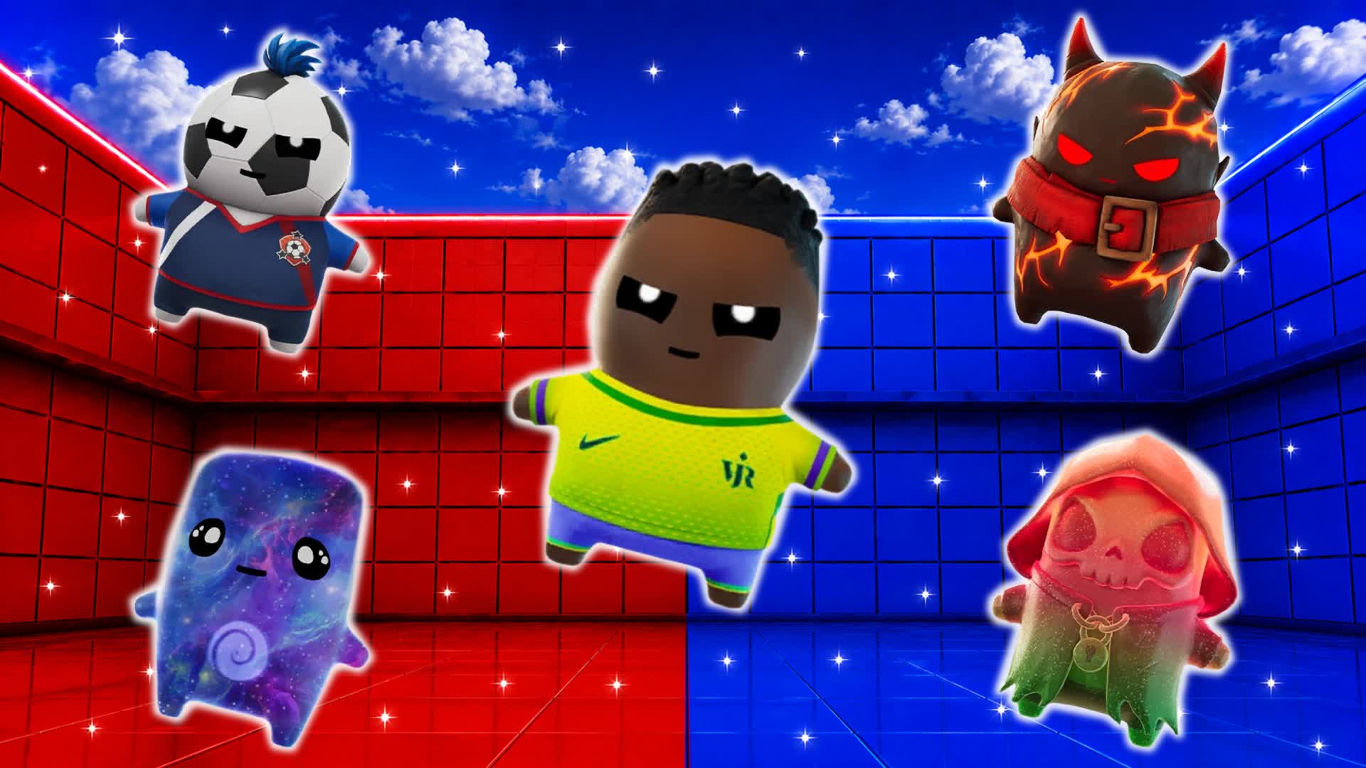 RED VS BLUE 🔴🔵 VSTAR! — Fortnite Creative map