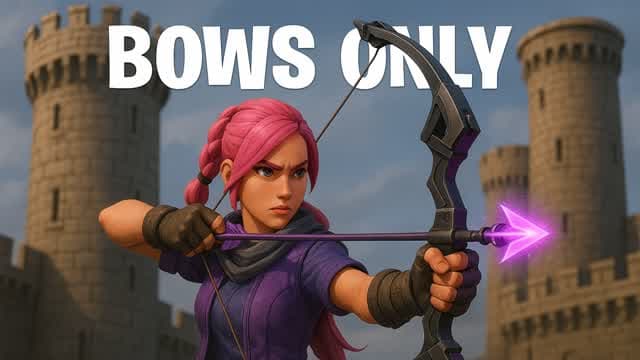 🎯 Bows Only One Shot 🎯 — Fortnite Creative map cover art