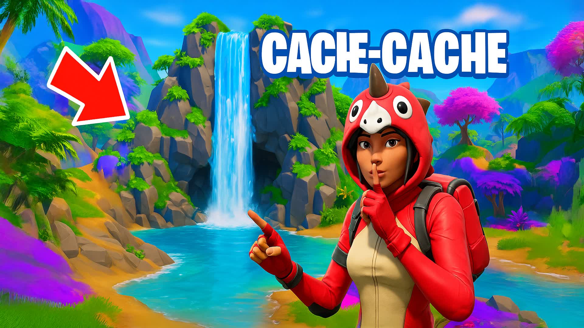 Cache Cache OPEN WORLD 🌍 — Fortnite Creative map