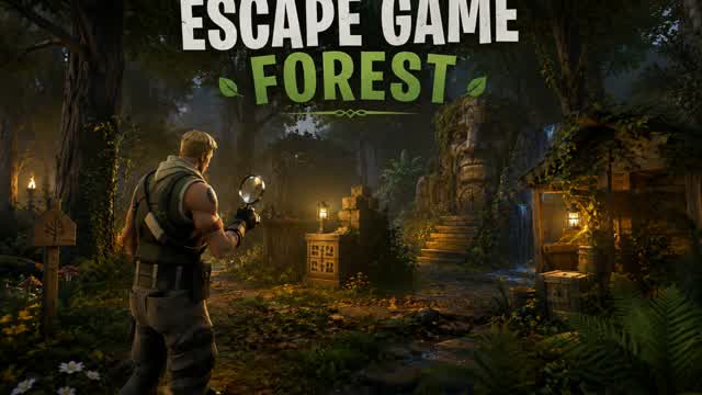 Escape Game Forest — Fortnite Creative map cover art
