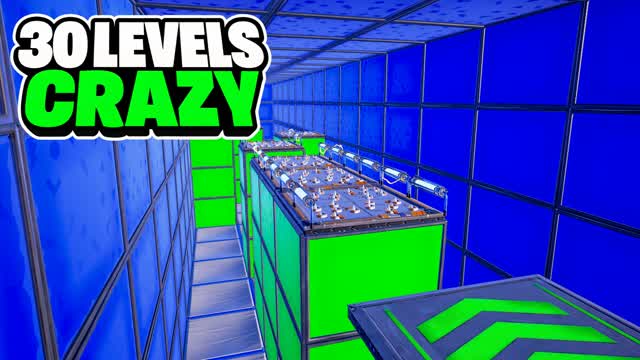 CRAZY PARKOUR DEATHRUN 9969 30+ باركور — Fortnite Creative map cover art