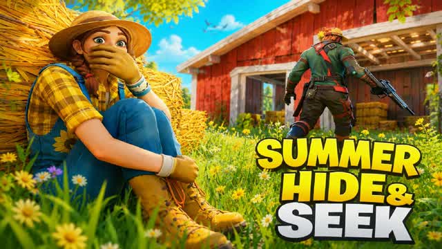 SUMMER HIDE AND SEEK — Fortnite Creative map cover art