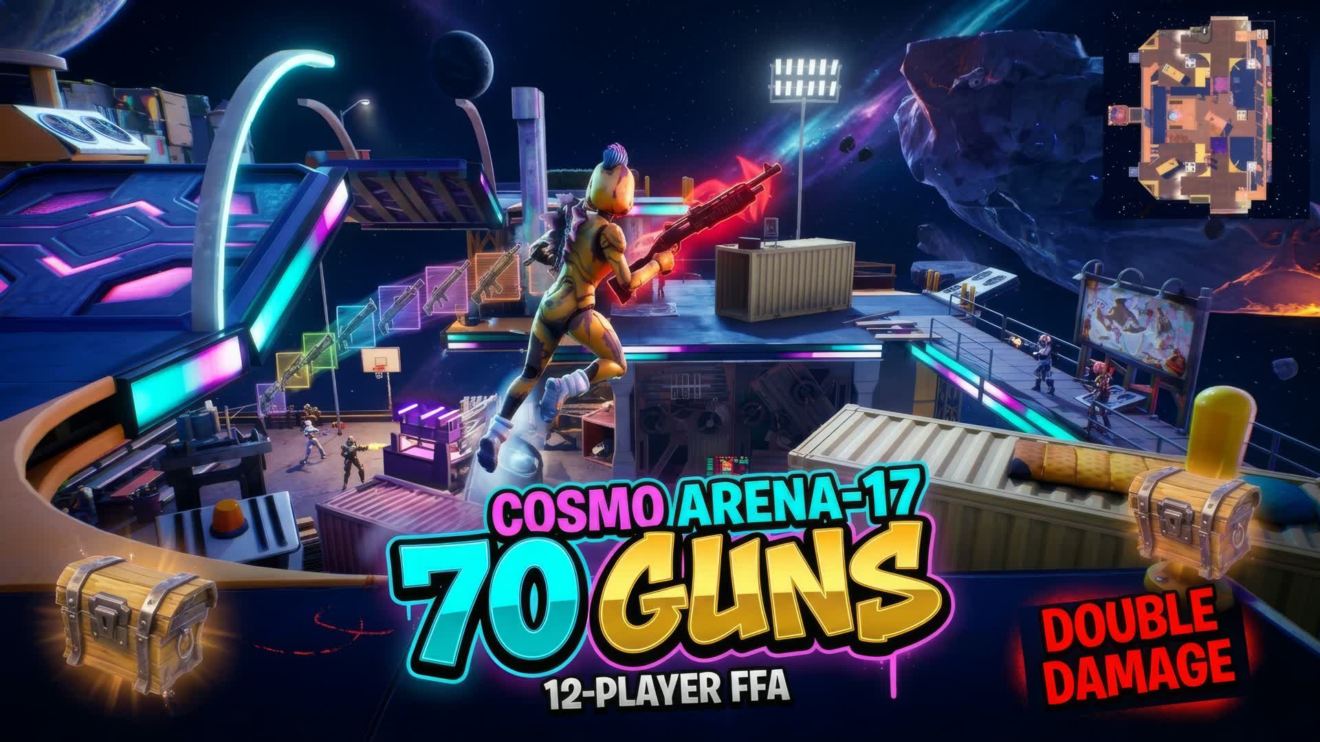 COSMO ARENA-17: THE ULTIMATE GUN GAME — Fortnite Creative map