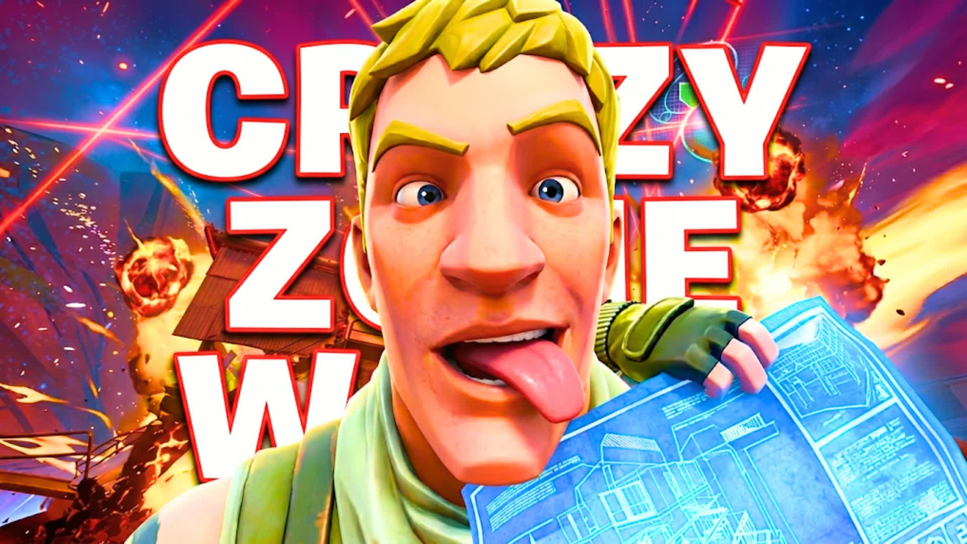 CRAZY ZONE WARS — Fortnite Creative map