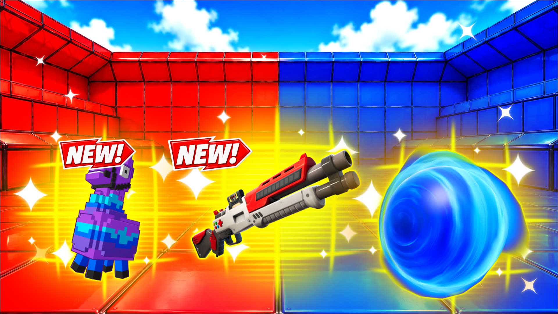 RED VS BLUE SHOT INSTINCT 🔴🔵 — Fortnite Creative map