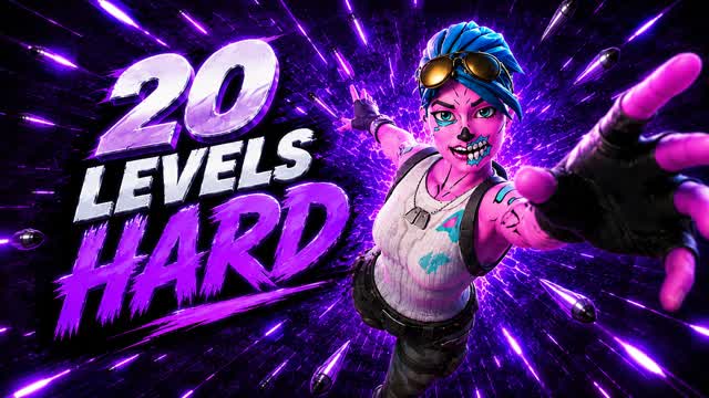 PARKOUR HARD 200 LEVELS تعبان — Fortnite Creative map cover art