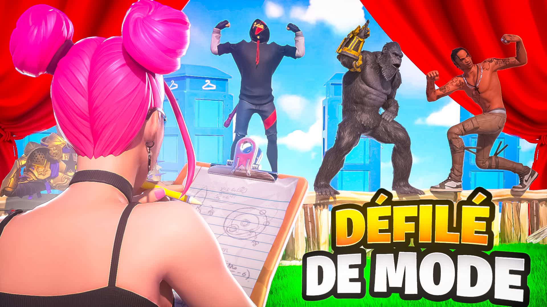AURA🔥-🎭 DÉFILÉ DE MODE- (100) MYKOO — Fortnite Creative map