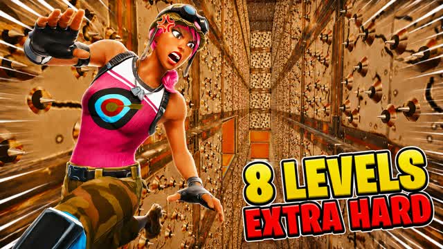 DEATHRUN SATAN II ULTRA HARD [8 LEVEL] — Fortnite Creative map cover art