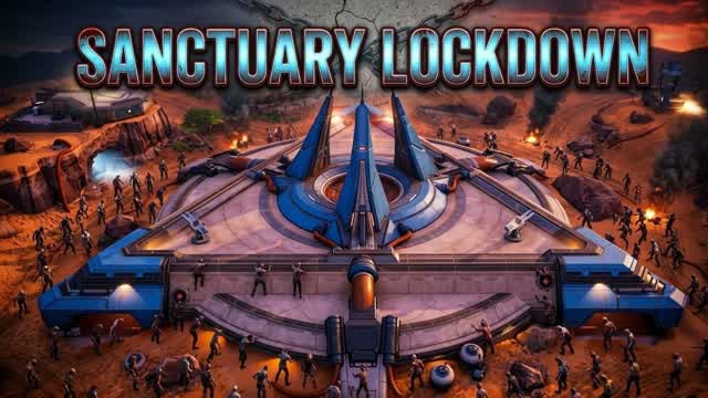 Sanctuary lock down: Zombies — Fortnite Creative map