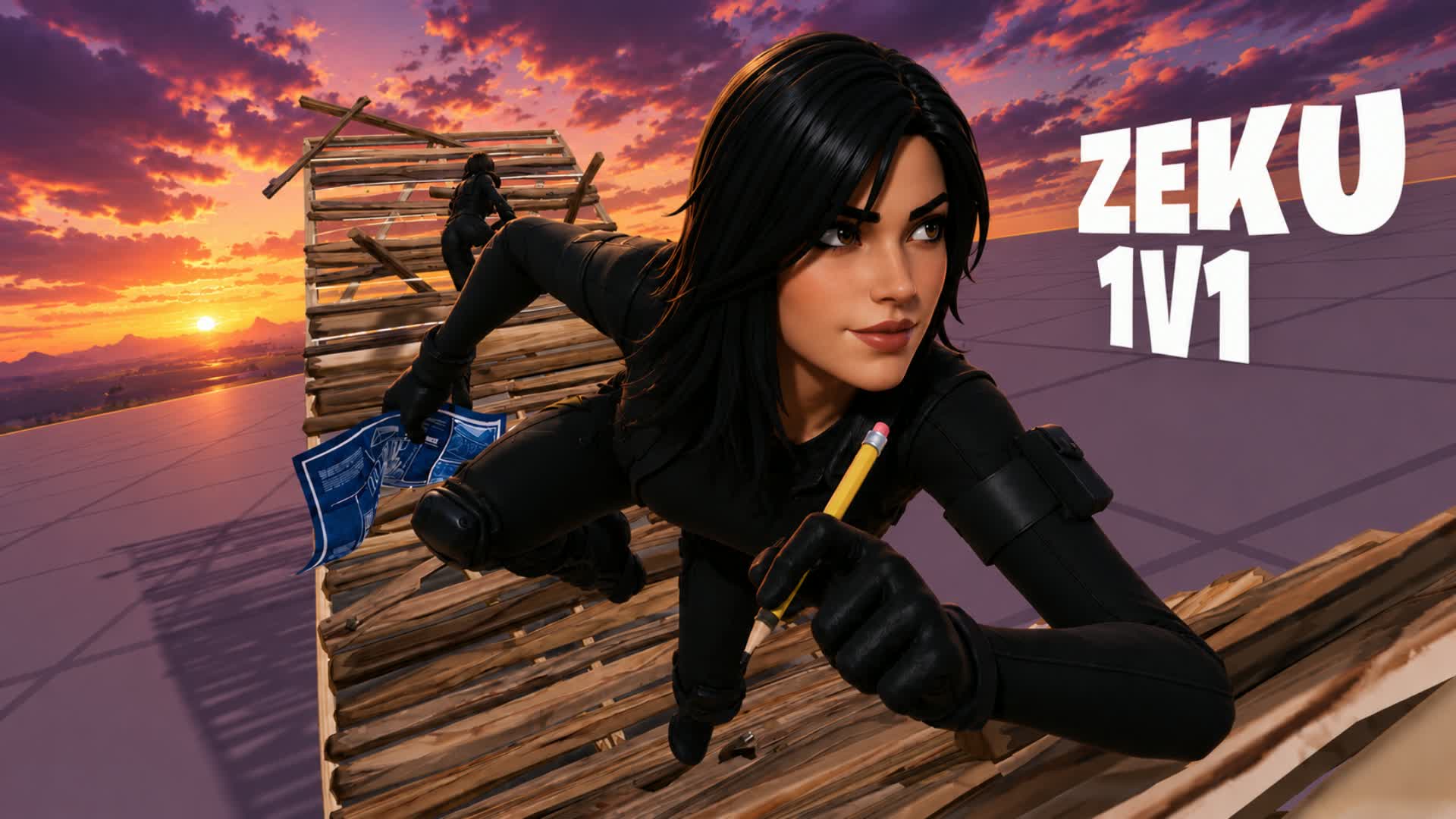 Zeku 1v1 Map (200 Pumps) — Fortnite Creative map