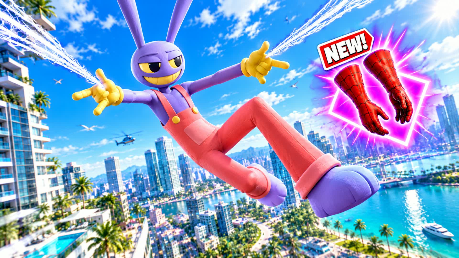 🎯CRAZY SPIDER CITY GUN GAME NEW!!😎 — Fortnite Creative map