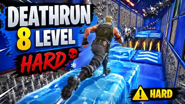 Deathrun hard 8 level!!! — Fortnite Creative map cover art