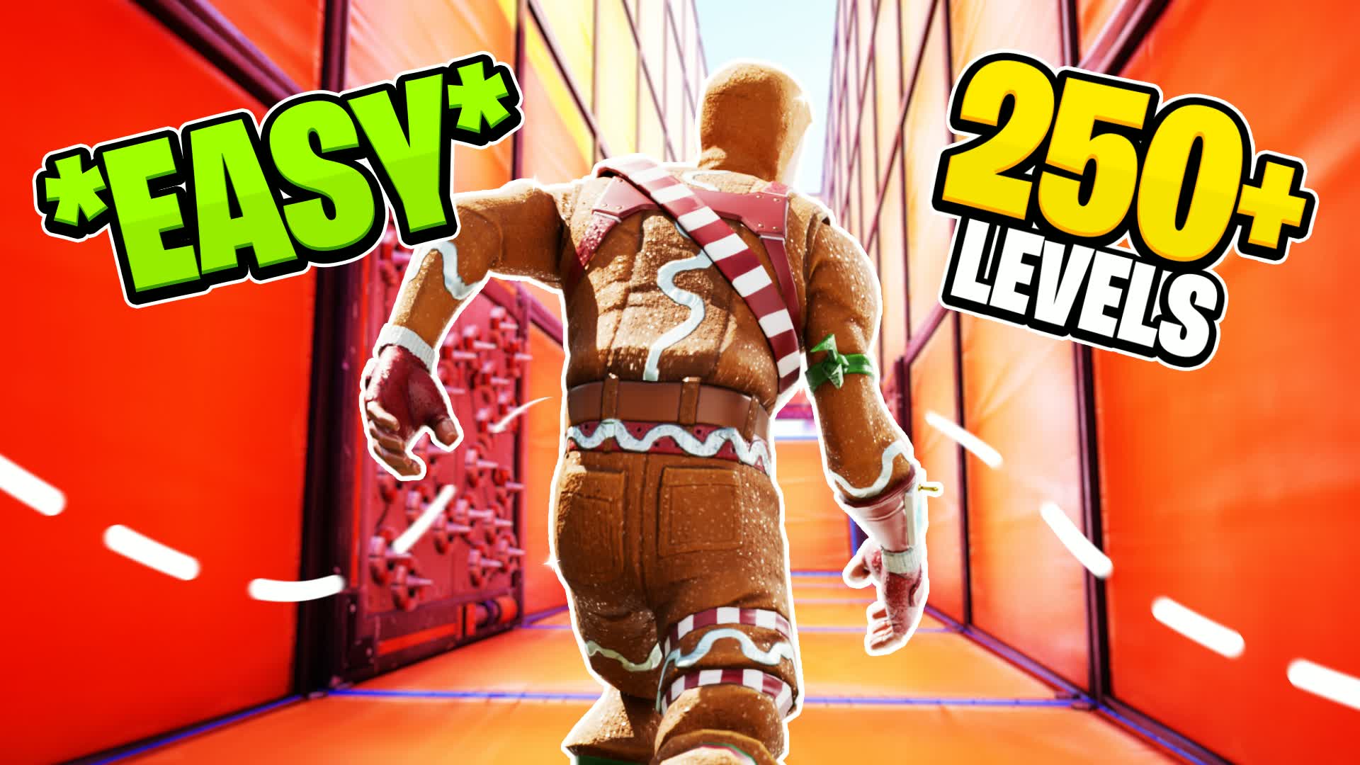 CRAZY PARKOUR 250+ — Fortnite Creative map
