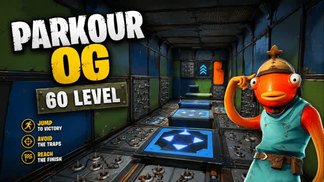 parkour og 60 level — Fortnite Creative map