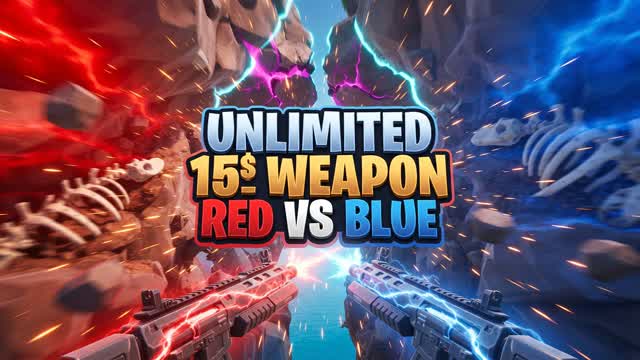 Unlimited 15s Weapon RvB — Fortnite Creative map
