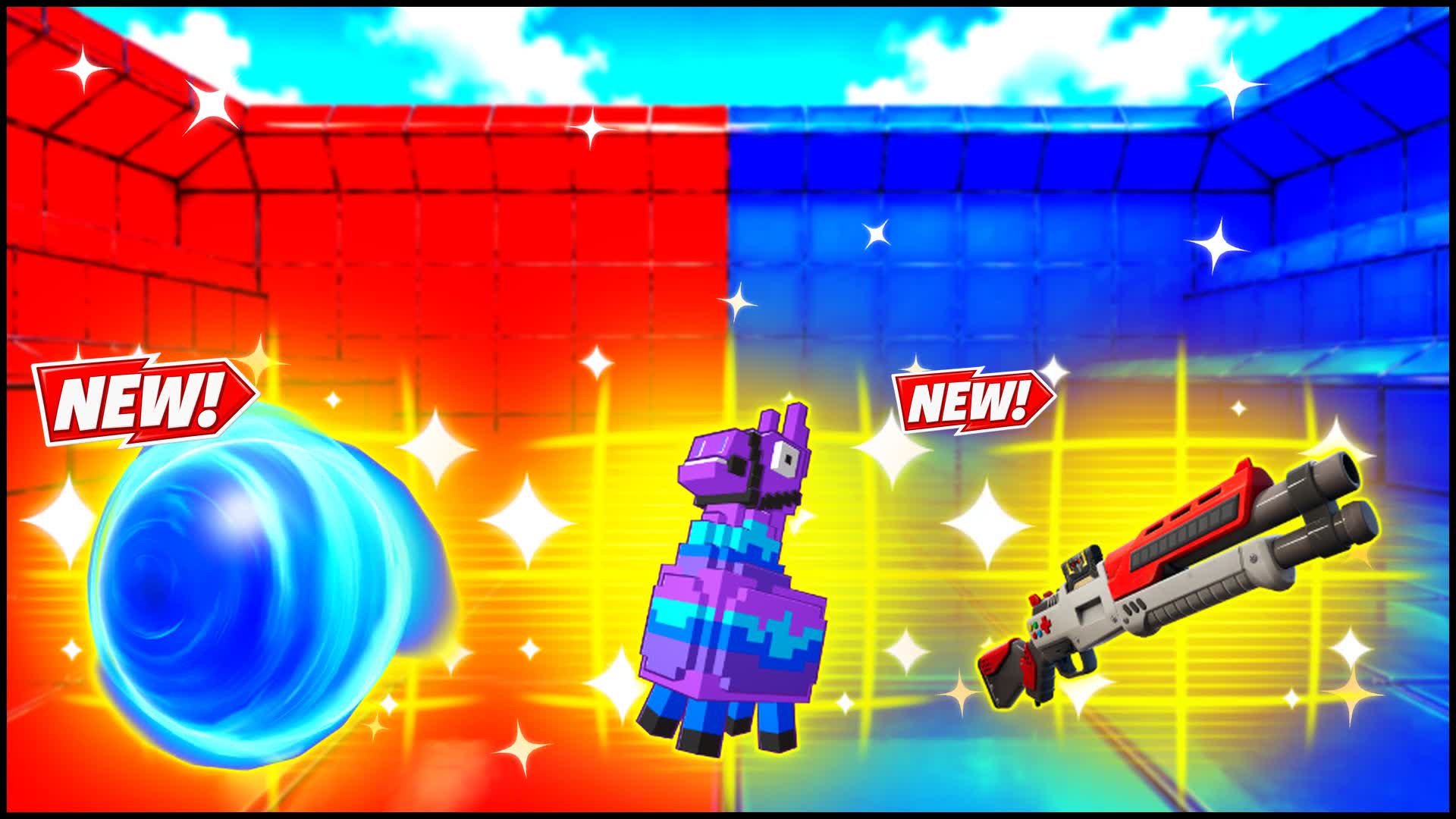 RED VS BLUE SIMPLE PURPOSE 🔴🔵 — Fortnite Creative map