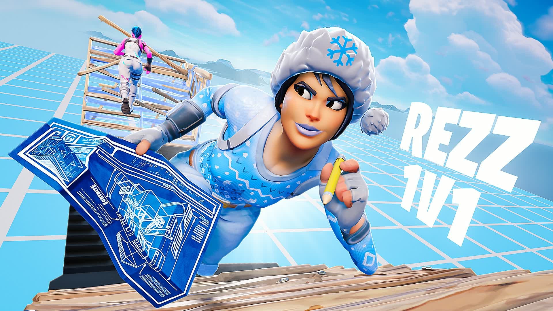 Rezz 1v1 Build Fights (200 Pumps) — Fortnite Creative map