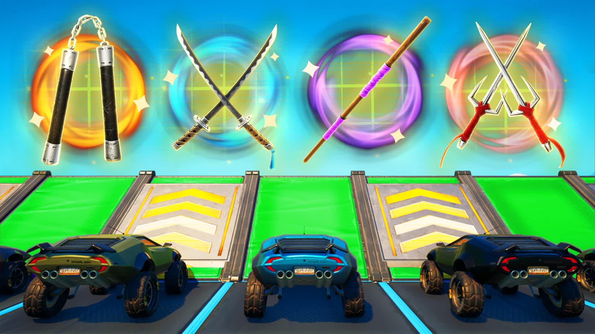TMNT MYTHIC DESERT - FREE FOR ALL — Fortnite Creative map