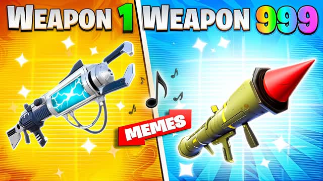 🌟Super Gun Game 🎯 One Shot Bots — Fortnite Creative map