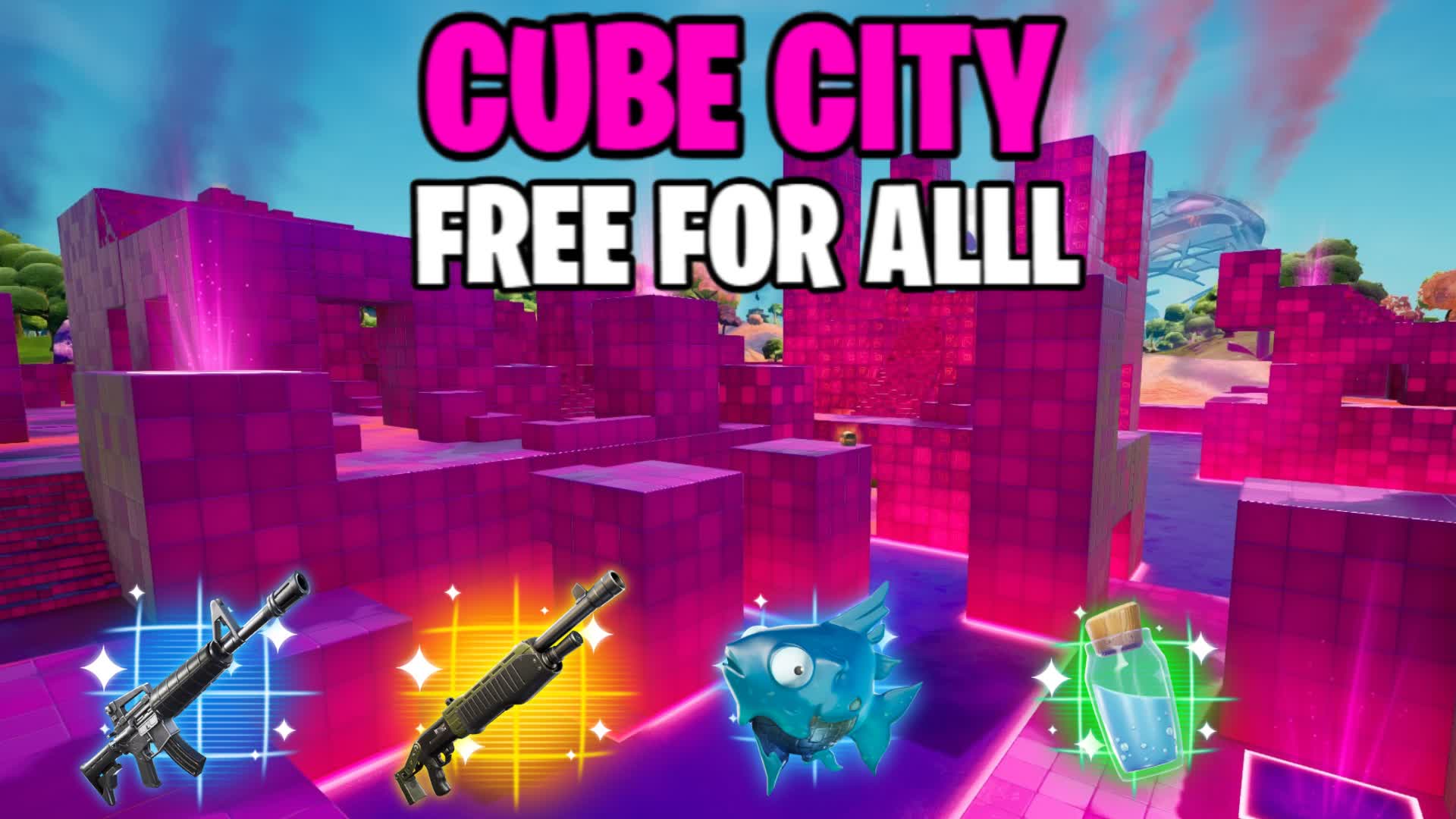 Cube CIty FFA — Fortnite Creative map