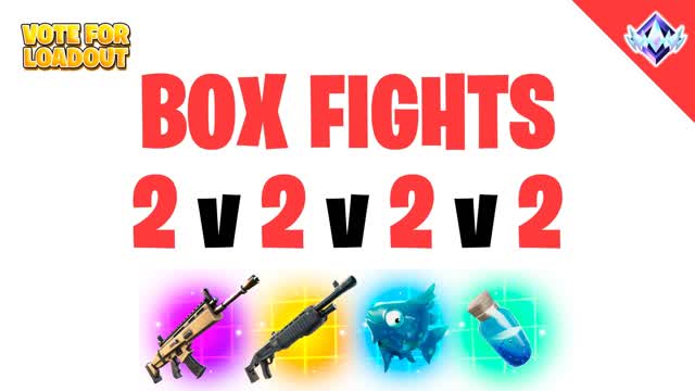 2v2v2v2v2v2 box fight — Fortnite Creative map cover art