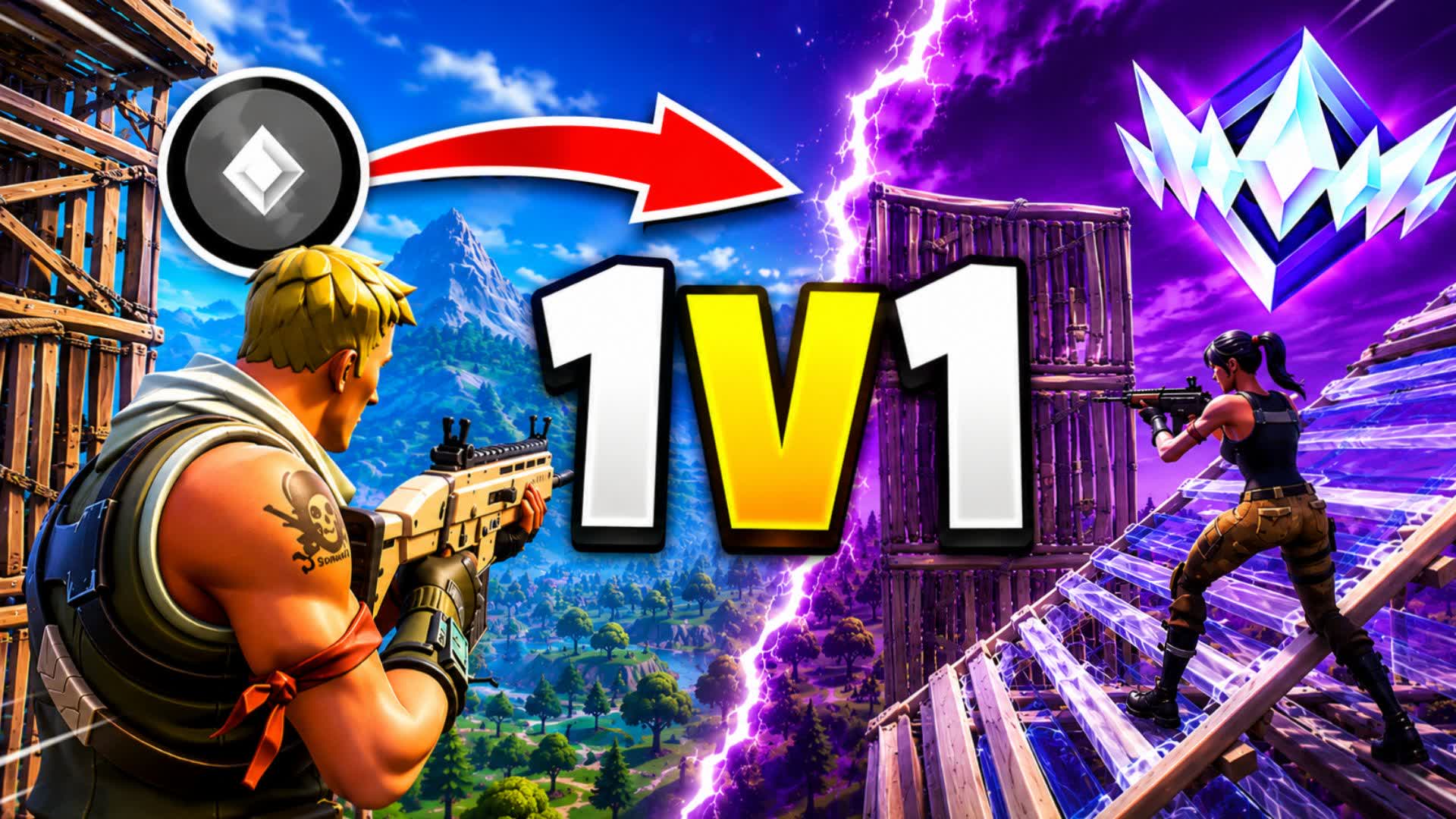 Isalnd 1v1 — Fortnite Creative map