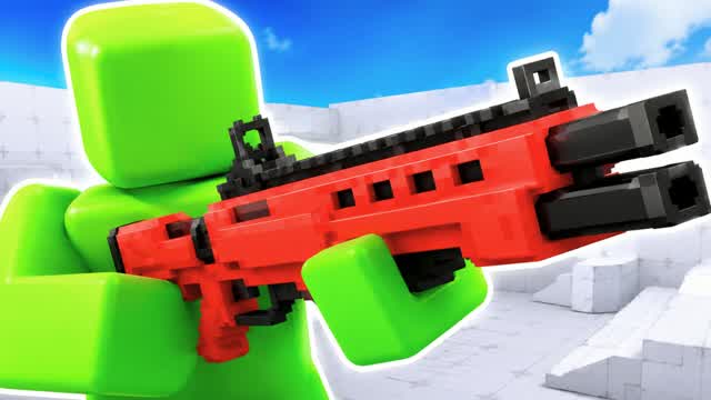 red vs blue a b c — Fortnite Creative map cover art