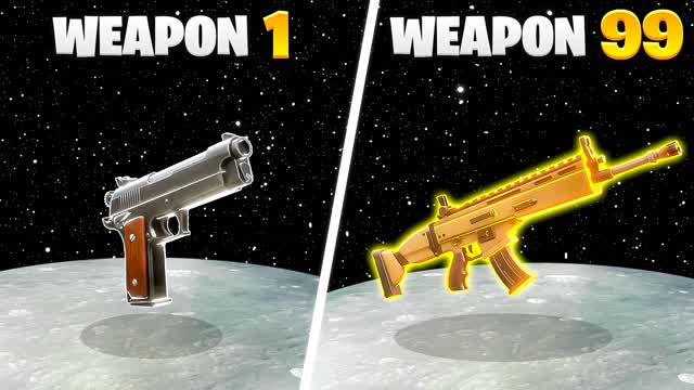 HAUNTED MOON GUN GAME 🌙 — Fortnite Creative map