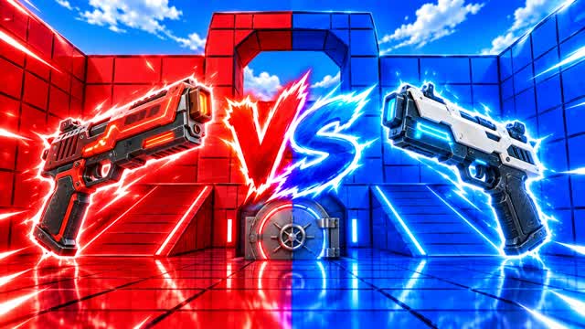 RED VS BLUE THUNDER RUSH 🔴🔵 — Fortnite Creative map