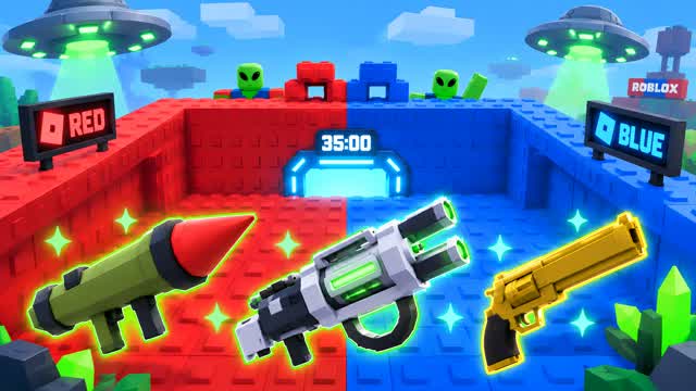 👽 ALIENS RED VS BLUE 🔴🔵 — Fortnite Creative map
