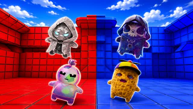 RED VS BLUE 🔴🔵 DARK! — Fortnite Creative map cover art