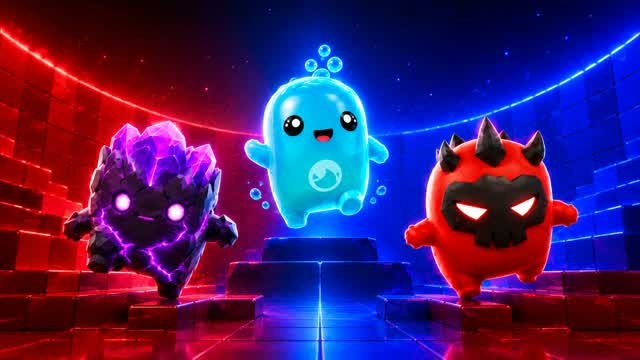 RED VS BLUE CHAOS RIFT 🔴🔵 — Fortnite Creative map