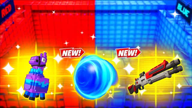 RED VS BLUE SPACE FORGE 🔴🔵 — Fortnite Creative map