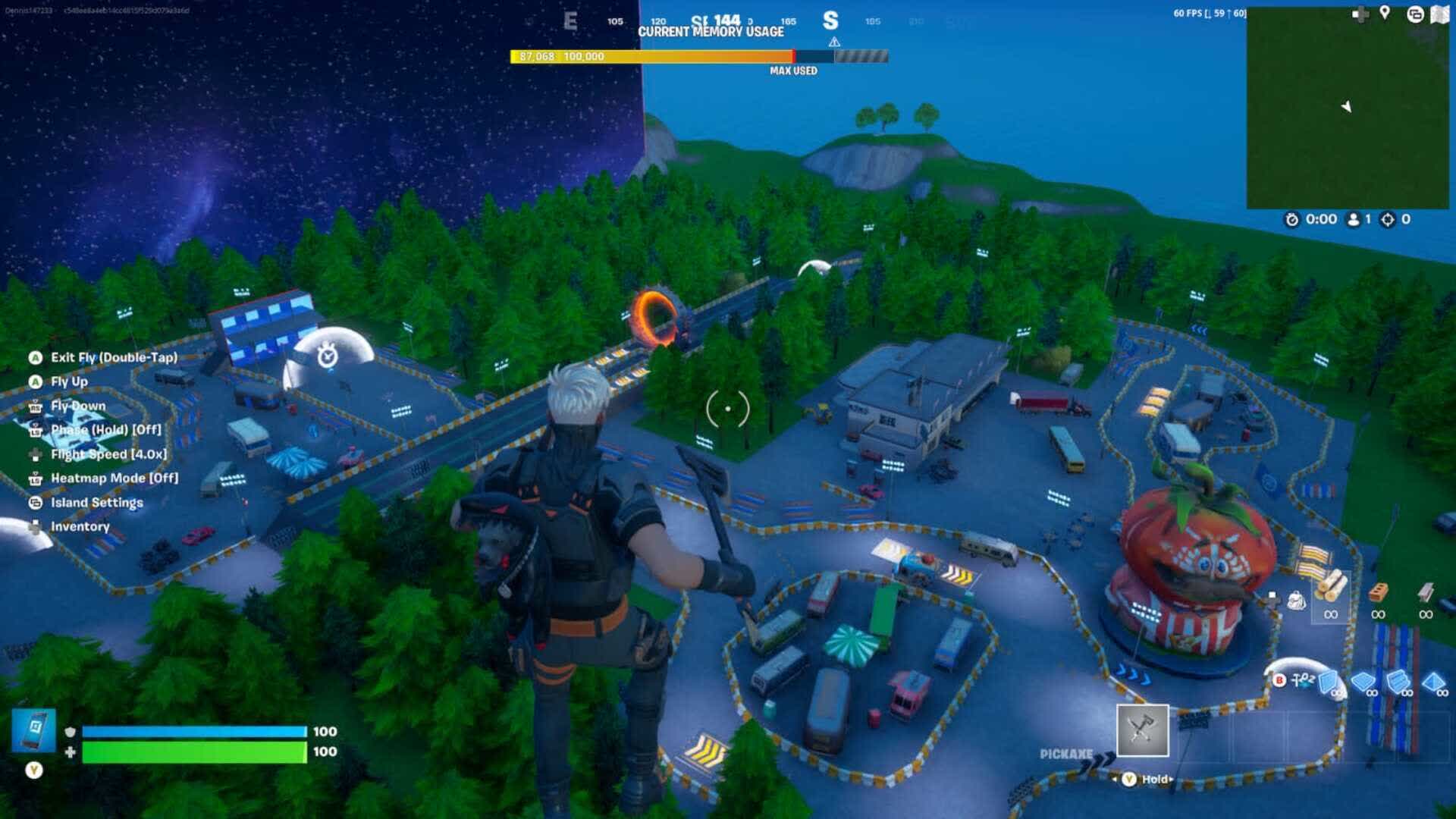 Race cars — Fortnite Creative map