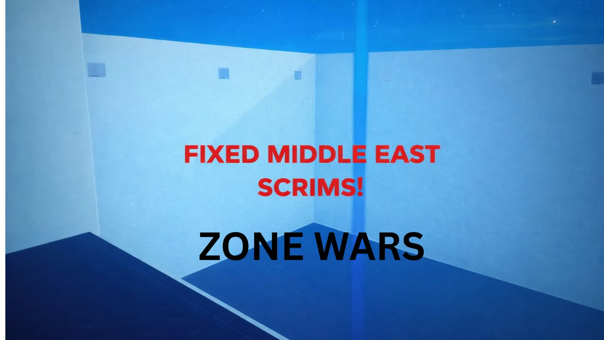 Fixed Middle East SCRIMS[ZONE WARS] — Fortnite Creative map