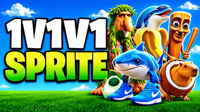 1V1V1 SPRITE FFA [BUILD] — Fortnite Creative map cover art