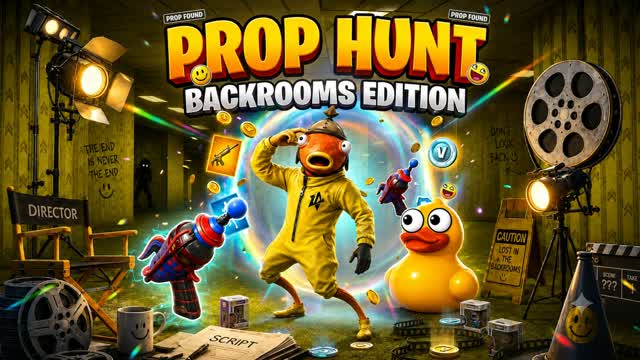 BACKROOMS PROPHUNT — Fortnite Creative map cover art