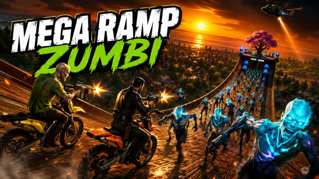 MEGA RAMP ZUMBI — Fortnite Creative map