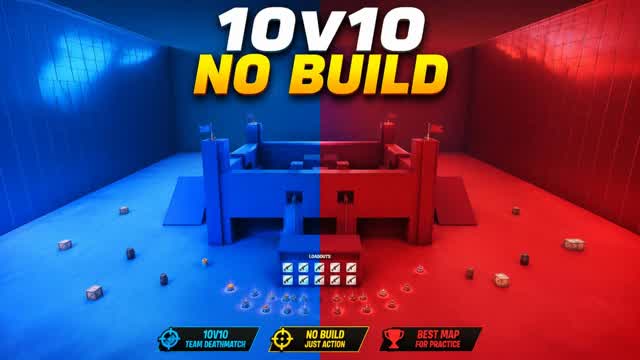 10v10 no build — Fortnite Creative map