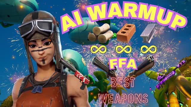 AI Swarm Warm Up!! — Fortnite Creative map cover art