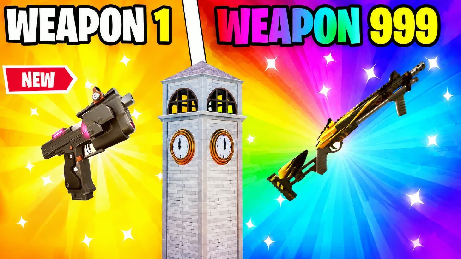 🌴 SUMMER GUN GAME 🔫ONE SHOT TGC — Fortnite Creative map