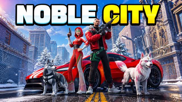 🚔NOBLE CITY💥FFA RP — Fortnite Creative map