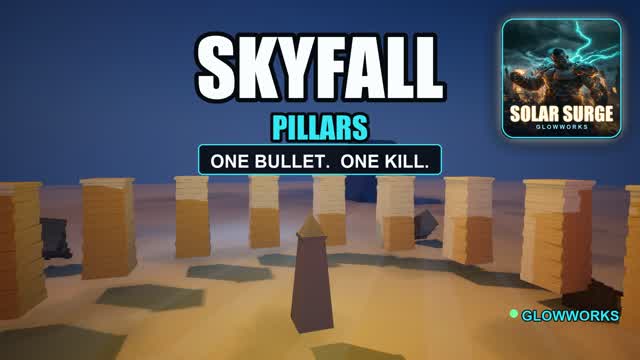 SKYFALL PILLARS — Fortnite Creative map cover art
