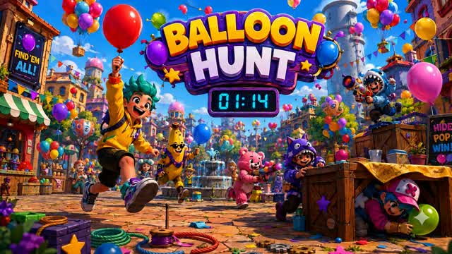 🎈 BALLOON HUNT 🎈 — Fortnite Creative map
