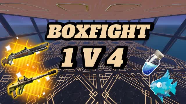 BOX FIGHT [1V4] 📦 — Fortnite Creative map cover art